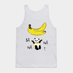 Panda Banana Parachuting Tank Top